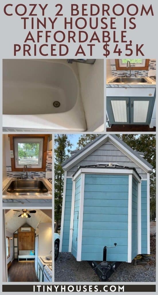 Cozy 2 Bedroom Tiny House is Affordable, Priced at $45k PIN (1)