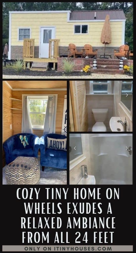 Cozy Tiny Home On Wheels Exudes a Relaxed Ambiance from all 24 Feet PIN (2)