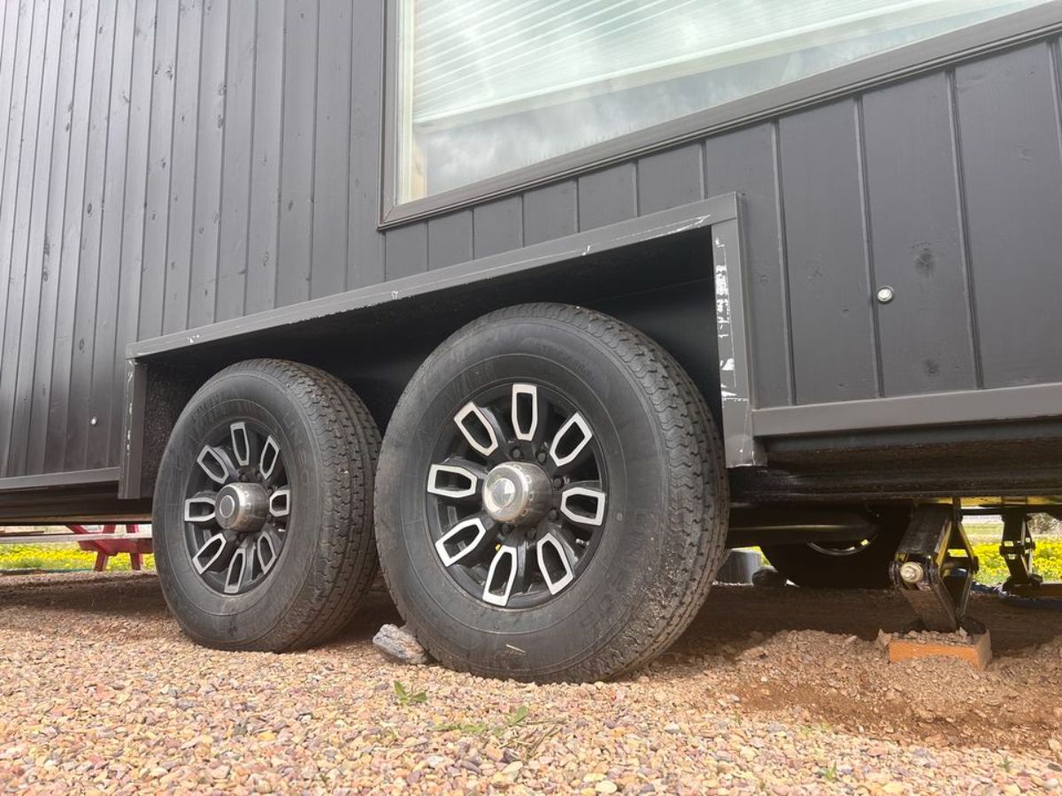 huge wheels of certified tiny home