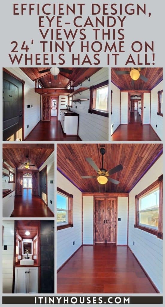 Efficient Design, Eye-candy Views This 24' Tiny Home on Wheels Has It All! PIN (1)