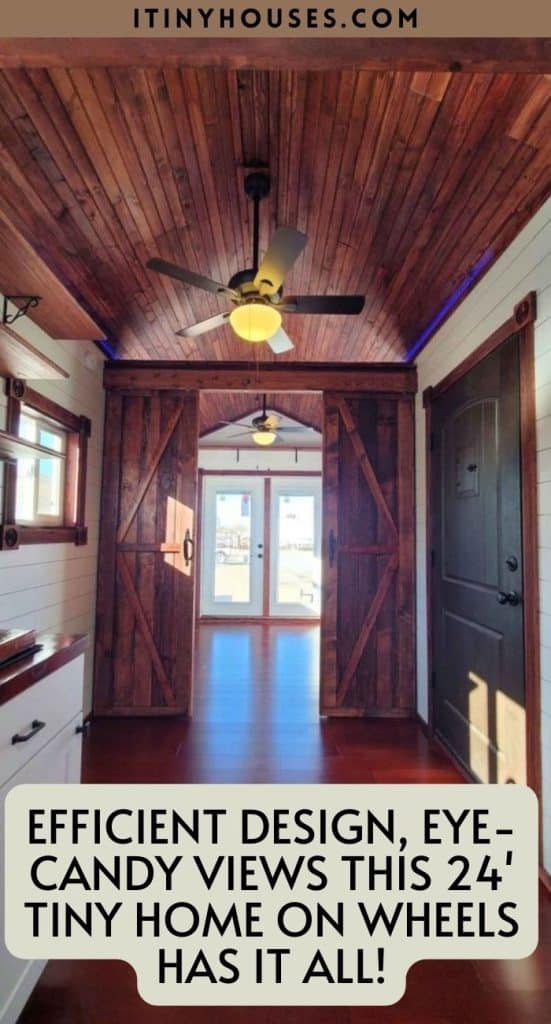 Efficient Design, Eye-candy Views This 24' Tiny Home on Wheels Has It All! PIN (2)