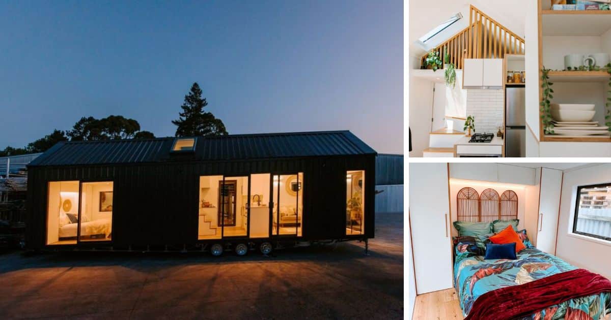 2 Bedroom Tiny House Has Stunning Interiors + Appliances - Tiny Houses
