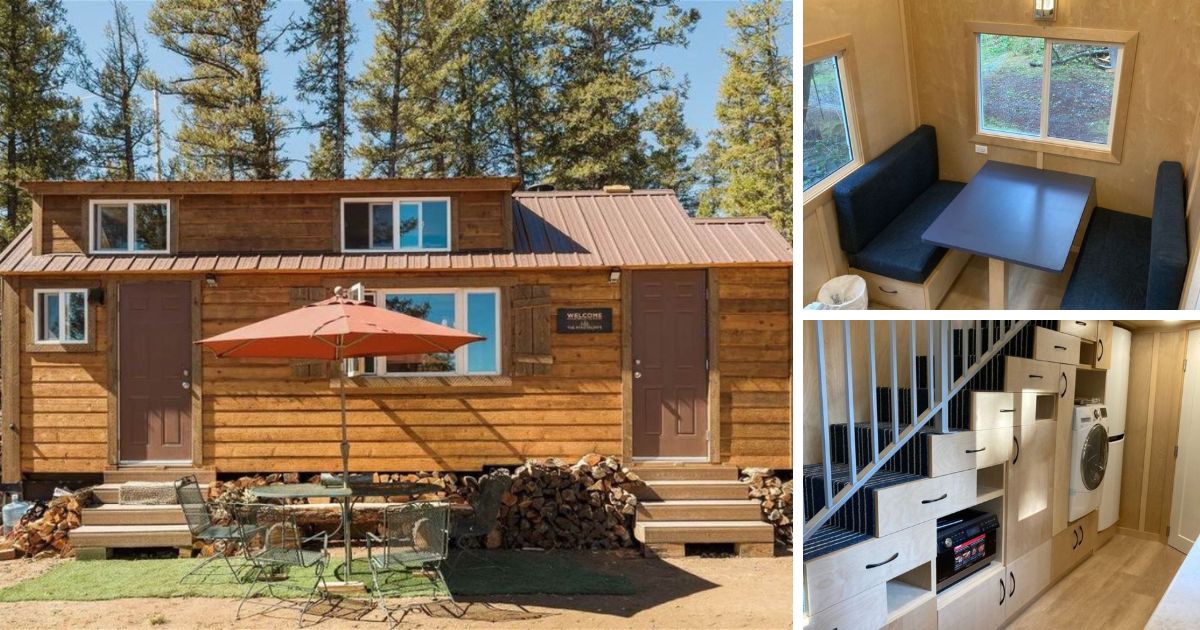 Charming And Idyllic Your 28' Rustic Tiny Home Awaits In Idaho! - Tiny ...