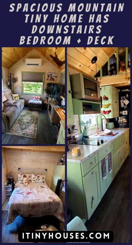 Spacious Mountain Tiny Home Has Downstairs Bedroom + Deck PIN (2)
