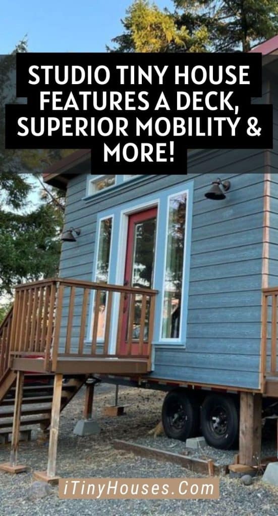 Studio Tiny House Features A Deck, Superior Mobility & More! PIN (2)