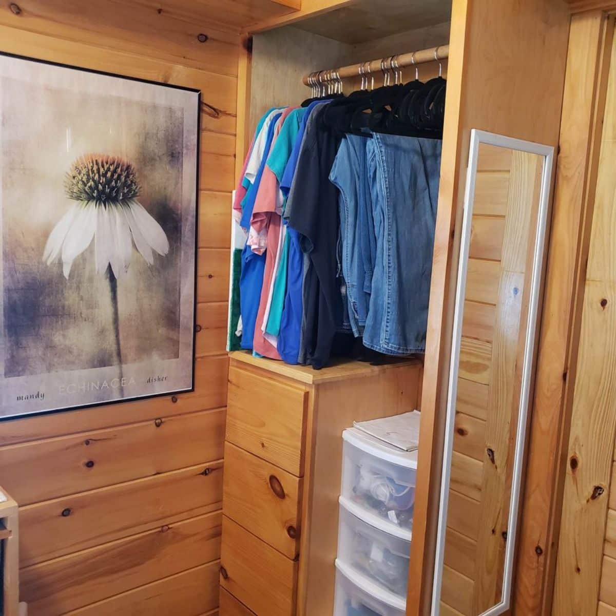 special closet in the bedroom