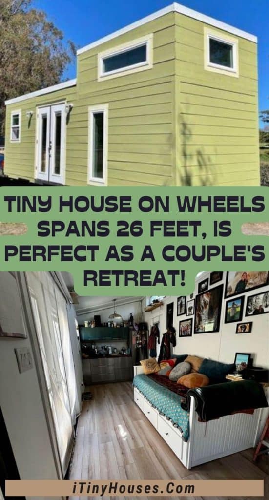 Tiny House on Wheels Spans 26 Feet, Is Perfect As a Couple's Retreat! PIN (1)