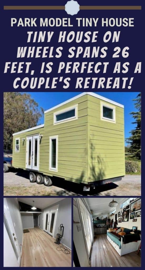 Tiny House on Wheels Spans 26 Feet, Is Perfect As a Couple's Retreat! PIN (2)