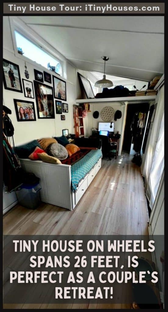 Tiny House on Wheels Spans 26 Feet, Is Perfect As a Couple's Retreat! PIN (3)