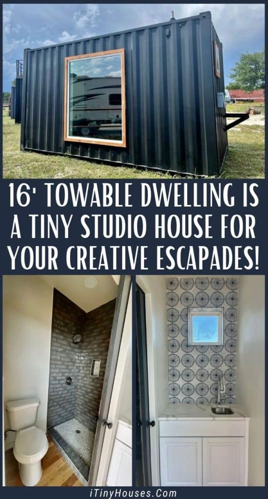 16' Towable Dwelling is a Tiny Studio House For Your Creative Escapades! PIN (1)