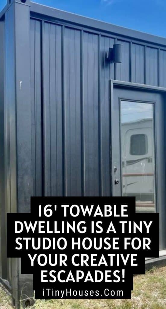 16' Towable Dwelling is a Tiny Studio House For Your Creative Escapades! PIN (2)