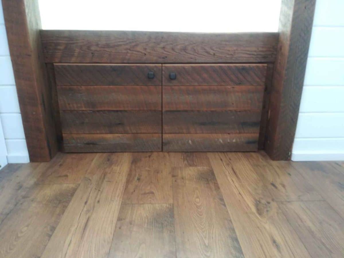 wooden storage cabinets