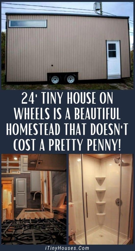 24' Tiny House on Wheels Is a Beautiful Homestead That Doesn't Cost a Pretty Penny! PIN (1)