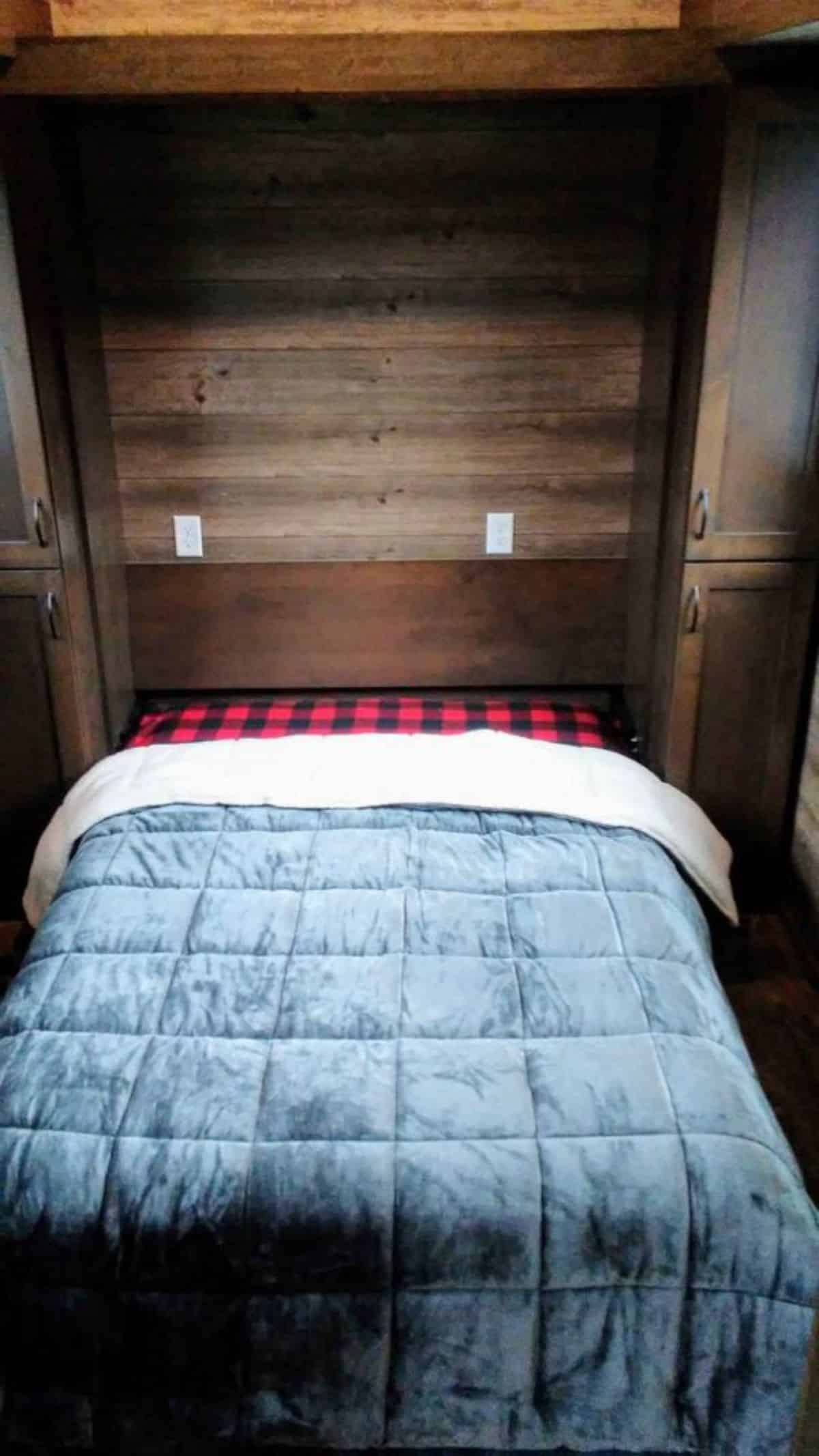 murphy bed in the bedroom