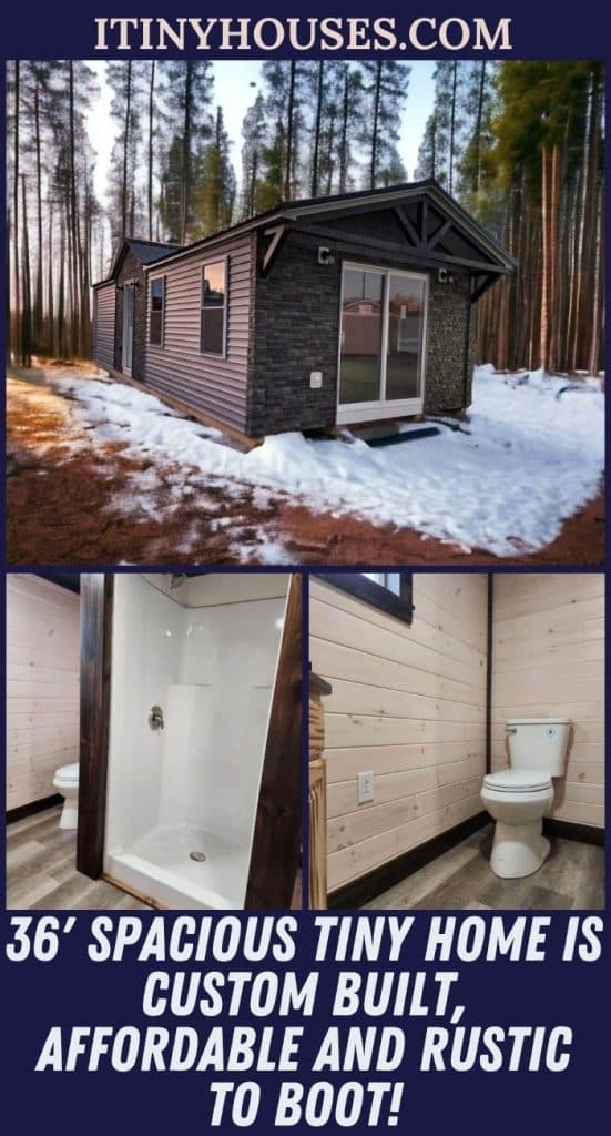 36' Spacious Tiny Home Is Custom Built, Affordable and Rustic to Boot! PIN (2)