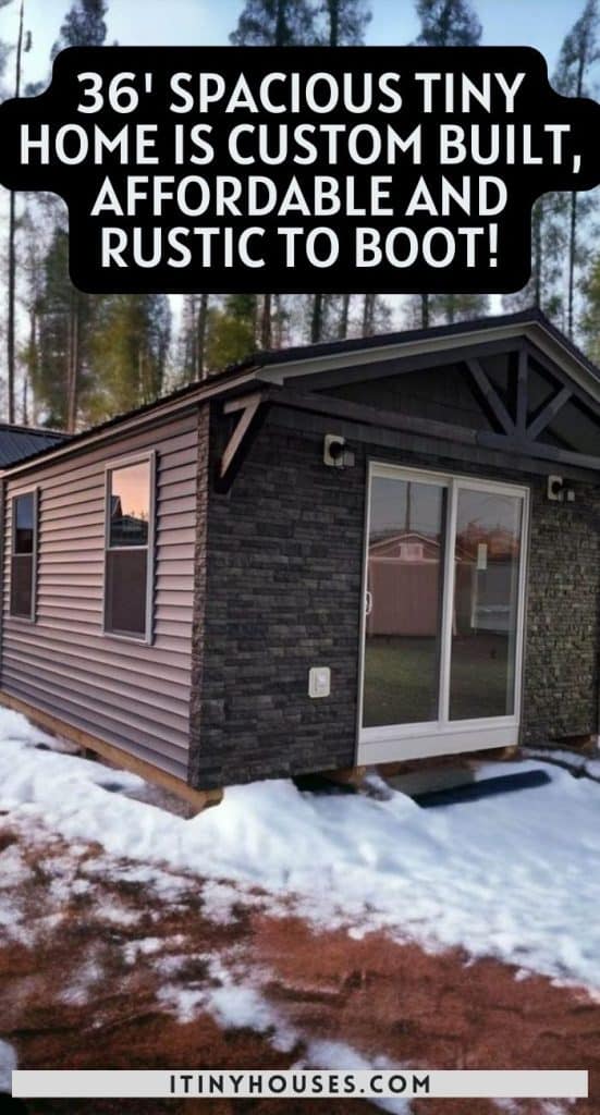 36' Spacious Tiny Home Is Custom Built, Affordable and Rustic to Boot! PIN (3)