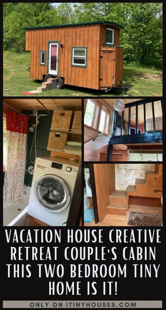Vacation House Creative Retreat Couple's Cabin This Two Bedroom Tiny Home Is It! PIN (2)