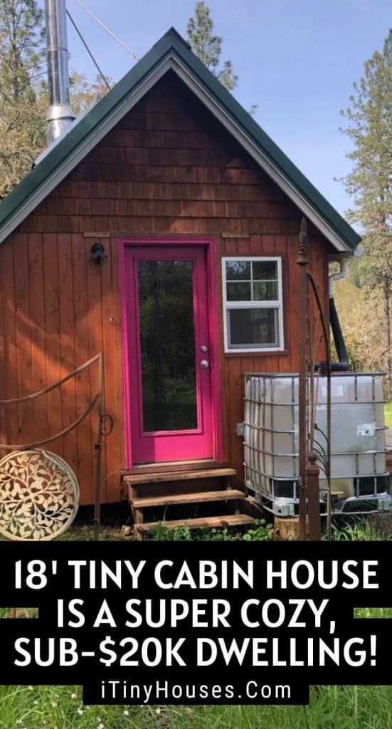 18' Tiny Cabin House Is a Super Cozy, Sub-$20K Dwelling! PIN (2)