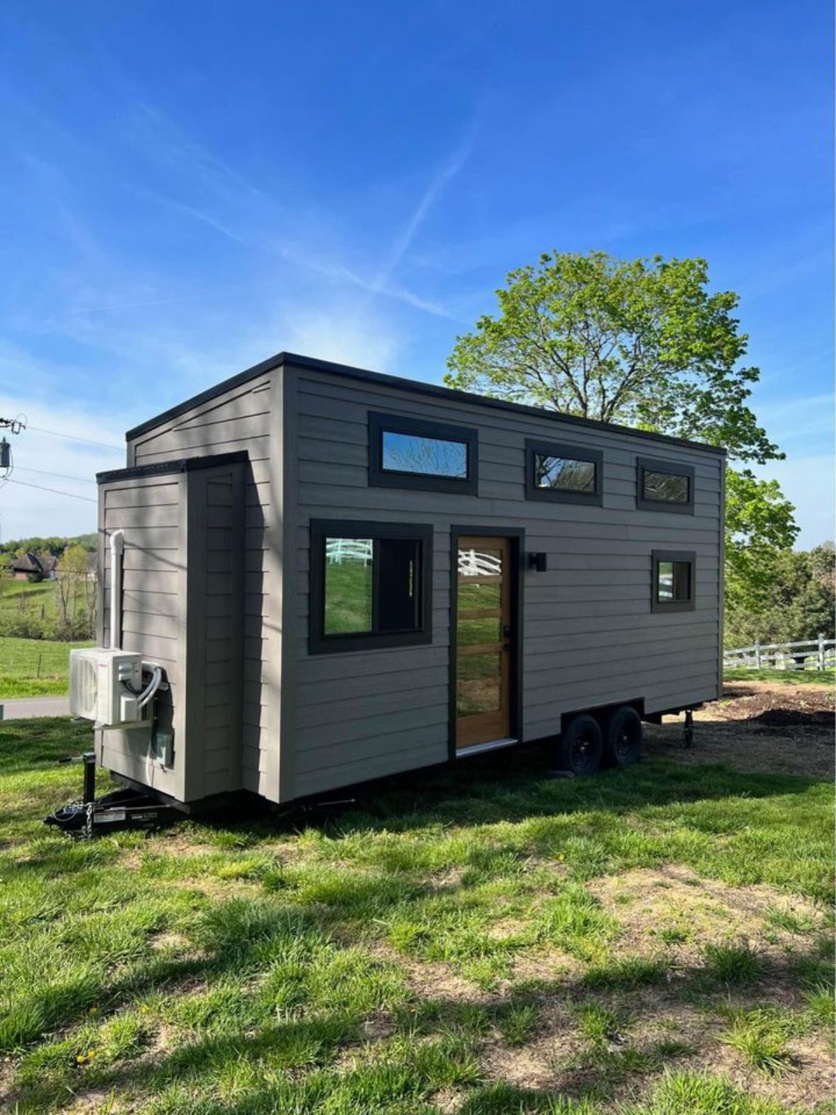 side view of beautiful tiny home