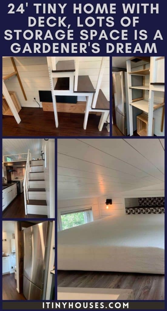 24' Tiny Home With Deck, Lots of Storage Space is a Gardener's Dream PIN (3)
