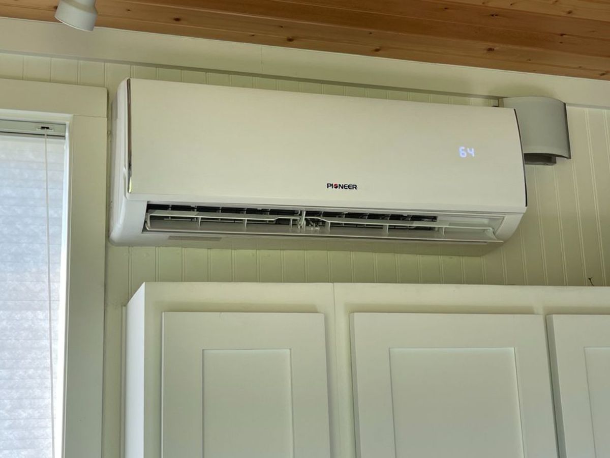 mini split ac installed included in the deal