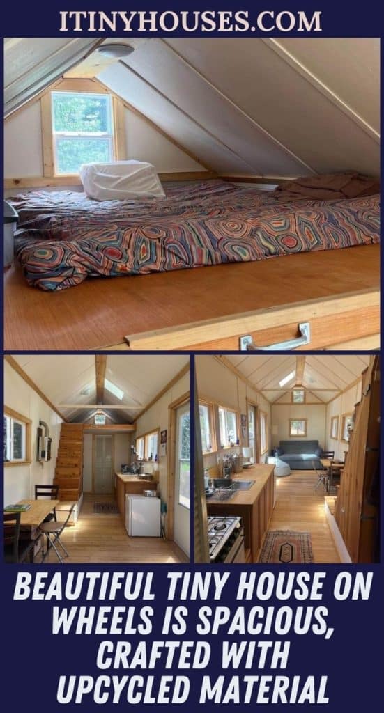 Beautiful Tiny House on Wheels is Spacious, Crafted with Upcycled Material PIN (2)