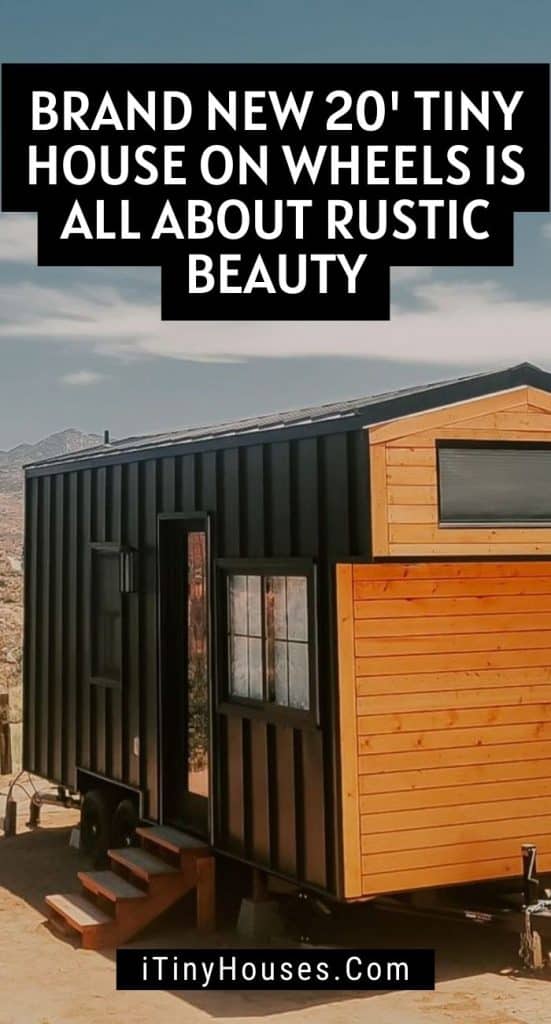 Brand New 20' Tiny House on Wheels is All About Rustic Beauty PIN (2)
