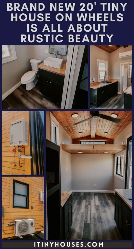 Brand New 20' Tiny House on Wheels is All About Rustic Beauty PIN (3)