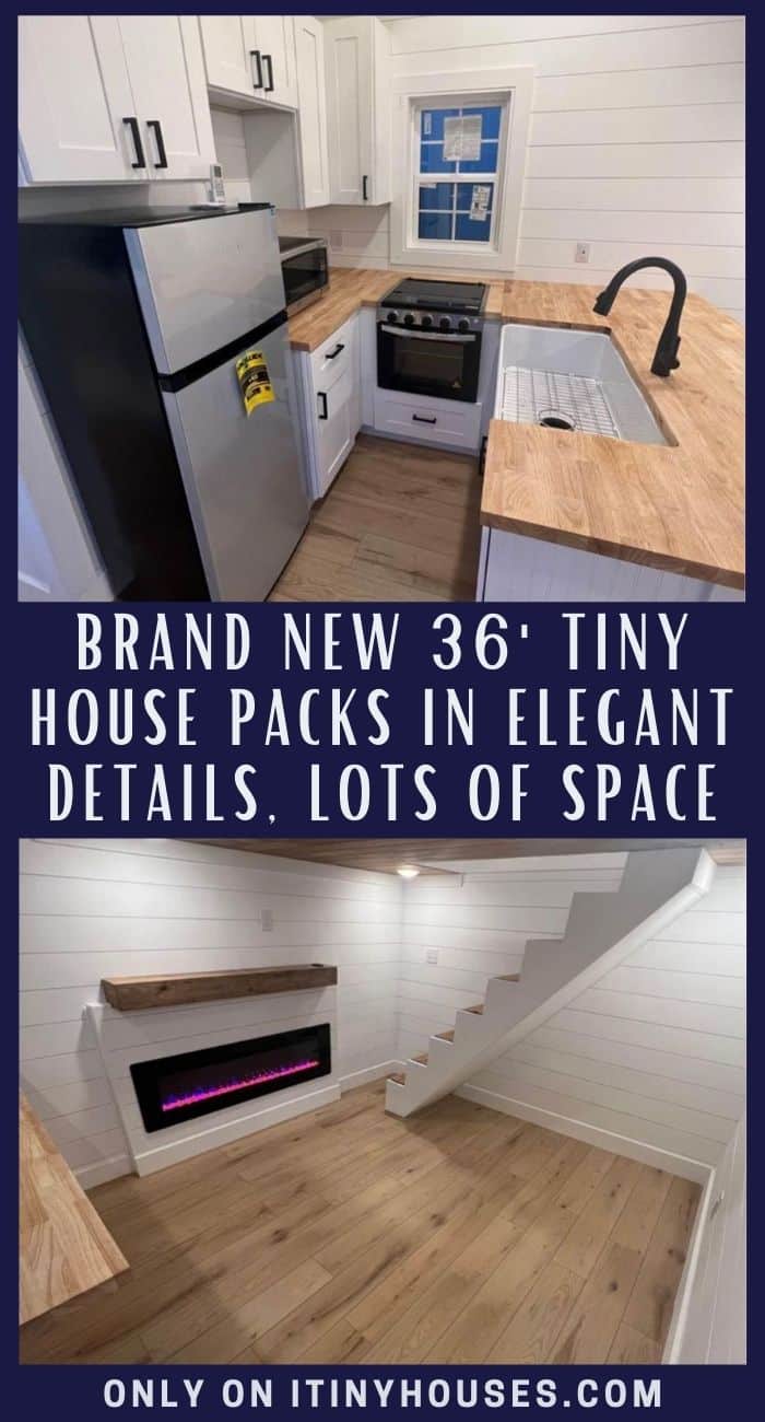 Brand New 36' Tiny House Packs In Elegant Details, Lots Of Space - Tiny ...