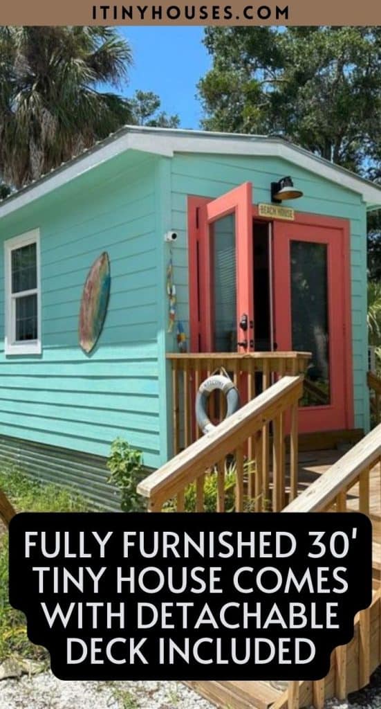 Fully Furnished 30' Tiny House Comes with Detachable Deck Included PIN (2)