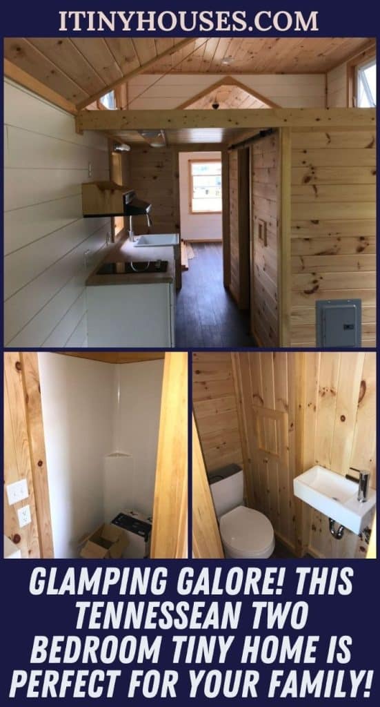 Glamping Galore! This Tennessean Two Bedroom Tiny Home Is Perfect for Your Family! PIN (2)