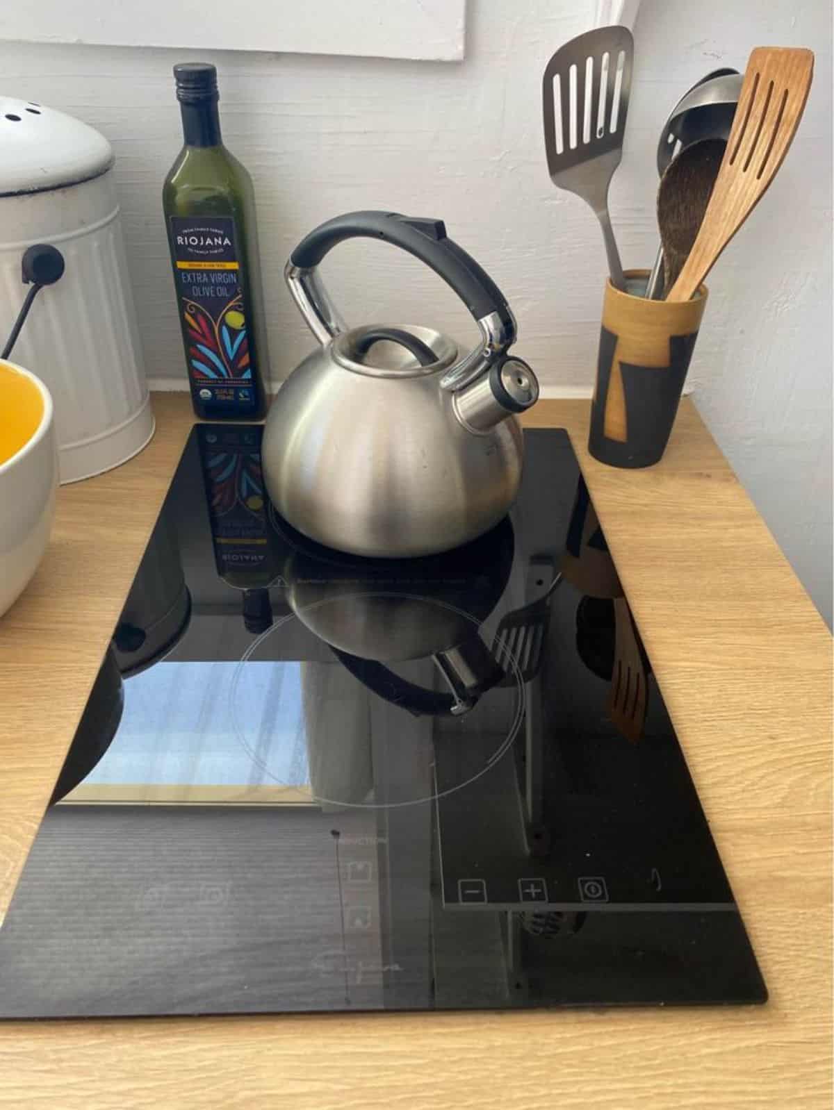 essential appliances present in the kitchen