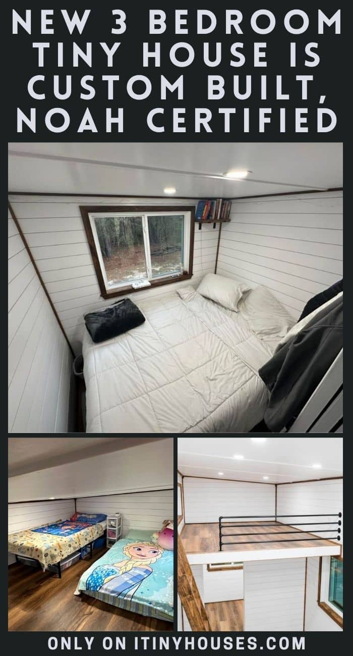 New 3 Bedroom Tiny House Is Custom Built, NOAH Certified - Tiny Houses