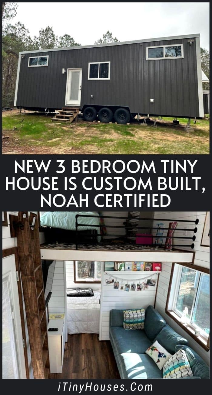New 3 Bedroom Tiny House Is Custom Built, NOAH Certified - Tiny Houses