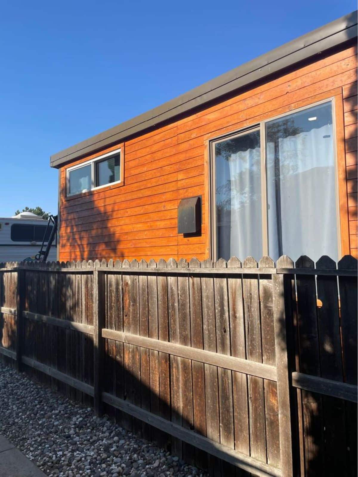 exterior of one bedroom tiny home