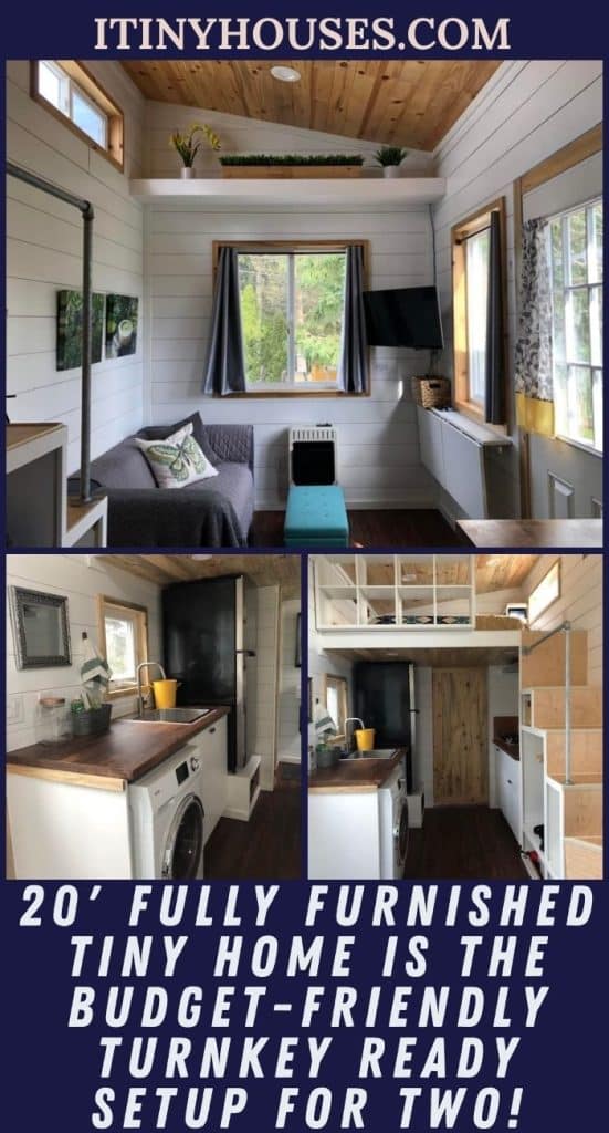 20' Fully Furnished Tiny Home Is the Budget-friendly Turnkey Ready Setup for Two! PIN (2)