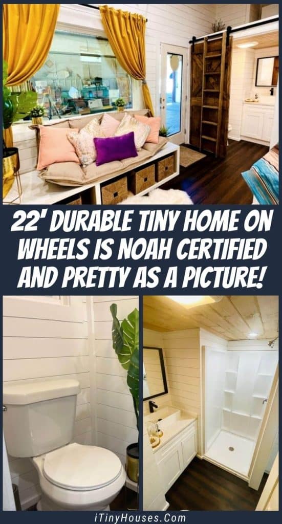 22' Durable Tiny Home on Wheels Is Noah Certified and Pretty As a Picture! PIN (1)