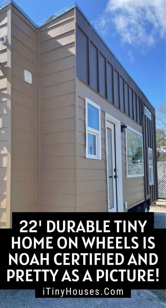 22' Durable Tiny Home on Wheels Is Noah Certified and Pretty As a Picture! PIN (2)