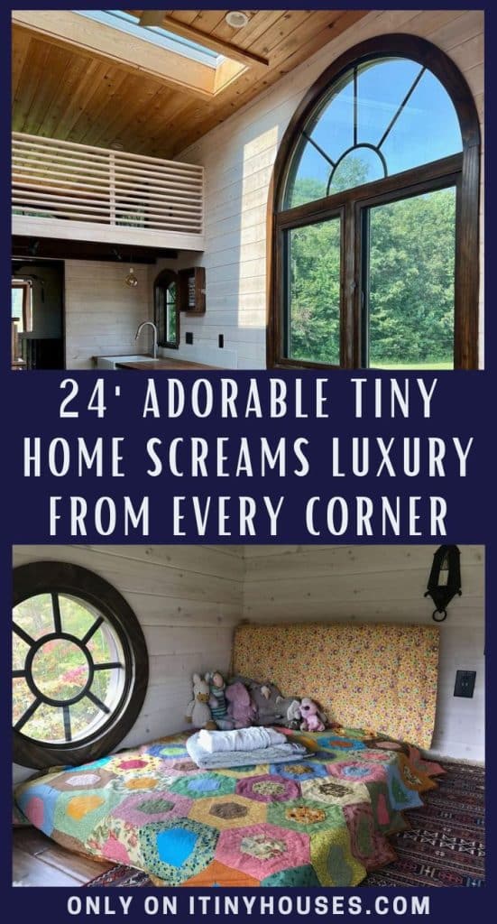 24' Adorable Tiny Home Screams Luxury From Every Corner PIN (1)