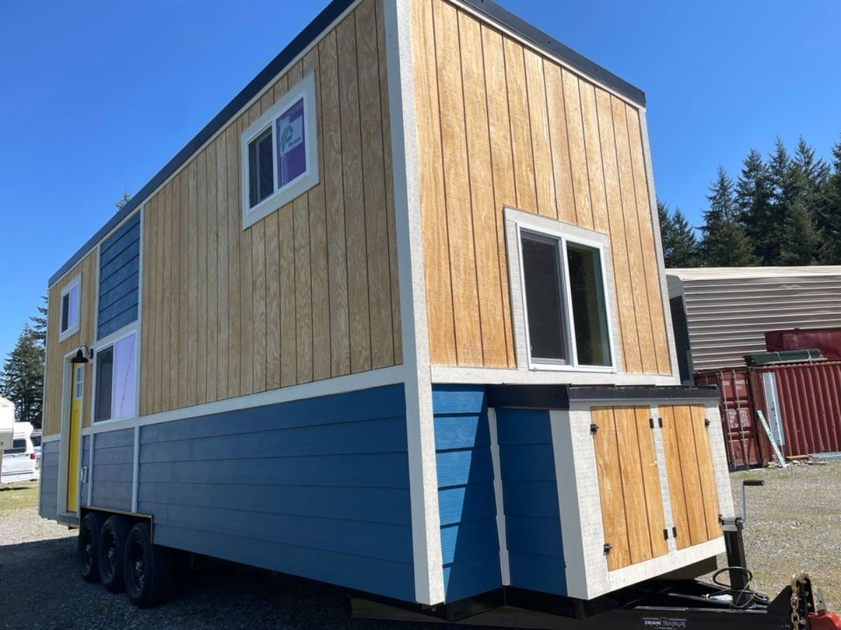 backside of tiny home for two