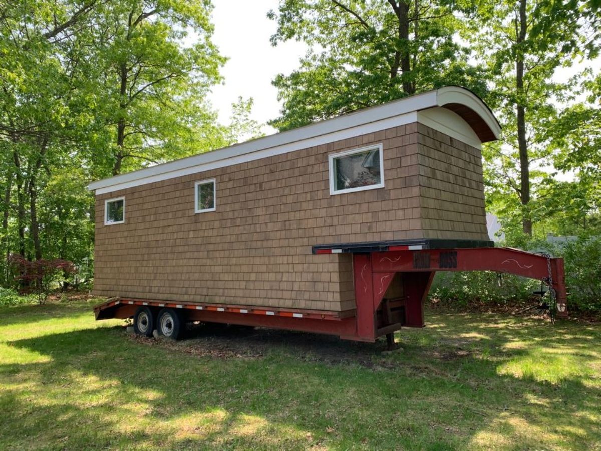 backside of Brand new tiny home