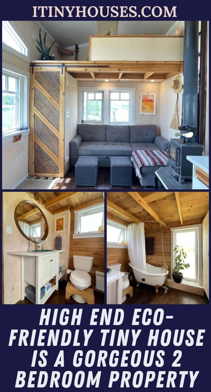 Image showcasing High End Eco-Friendly Tiny House Is A Gorgeous 2 Bedroom Property ...