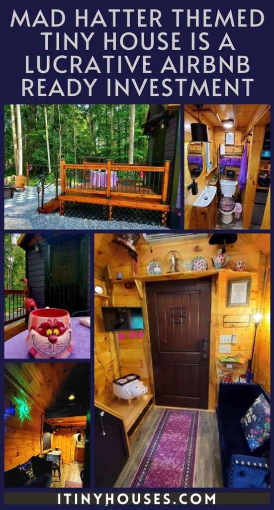 Mad Hatter Themed Tiny House is a Lucrative Airbnb Ready Investment PIN (1)