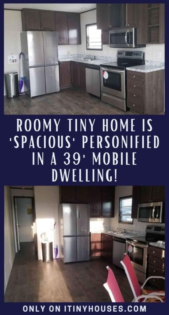 Roomy Tiny Home Is 'spacious' Personified in a 39' Mobile Dwelling! PIN (1)