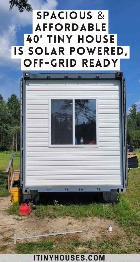 Spacious & Affordable 40' Tiny House is Solar Powered, Off-Grid Ready PIN (1)