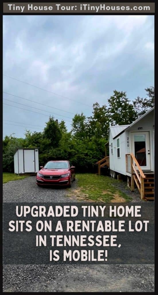 Upgraded Tiny Home Sits on a Rentable Lot in Tennessee, Is Mobile! PIN (3)