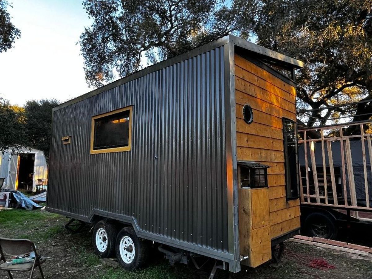 backside of typical tiny home