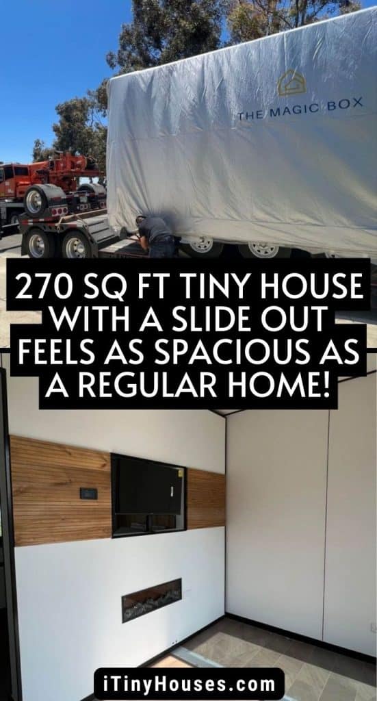 270 Sq Ft Tiny House With A Slide Out Feels As Spacious As a Regular Home! PIN (1)
