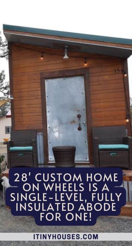 28' Custom Home on Wheels Is a Single-level, Fully Insulated Abode for One! PIN (2)