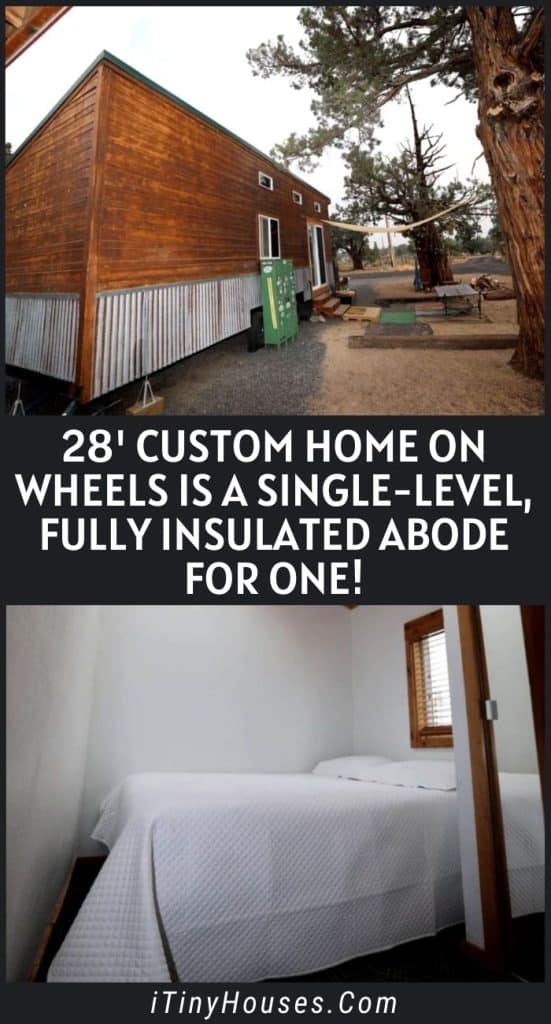 28' Custom Home on Wheels Is a Single-level, Fully Insulated Abode for One! PIN (3)